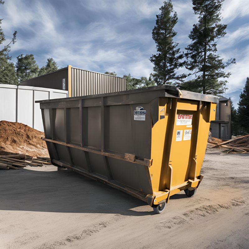 Roll-off dumpsters for construction sites